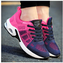 Unisex Sports Sneakers - Black Pink