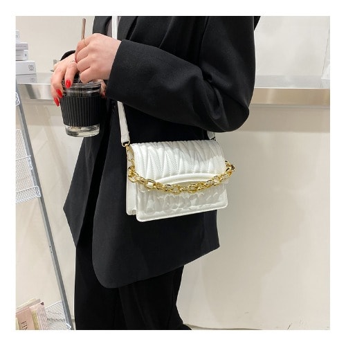 Ladies Hand Bag - White