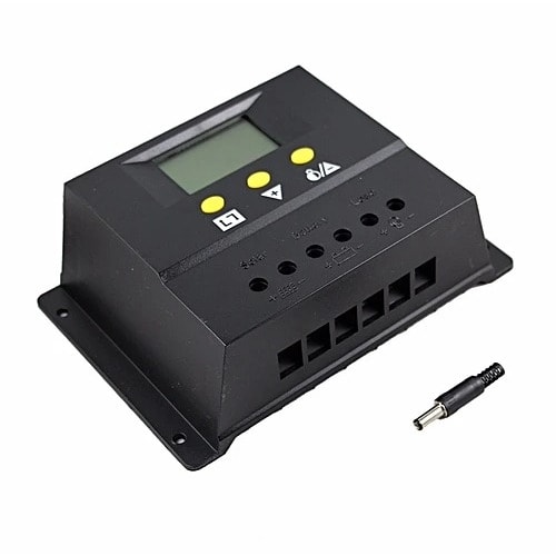 60a Solar Charge Controller - 12v 24v Lcd Screen Display