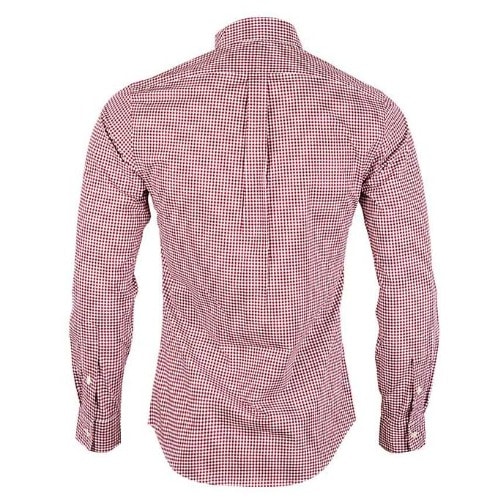 Cotton Stretch Slim-fit Check Shirt