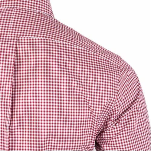 Cotton Stretch Slim-fit Check Shirt