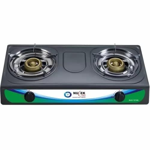 Glass Table Top Gas Cooker With 2 Hobs