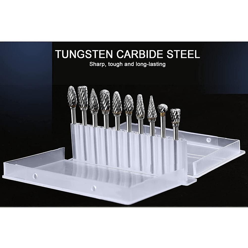 10Pcs Tungsten Carbide Set and 20Pcs HSS Router Bit Set