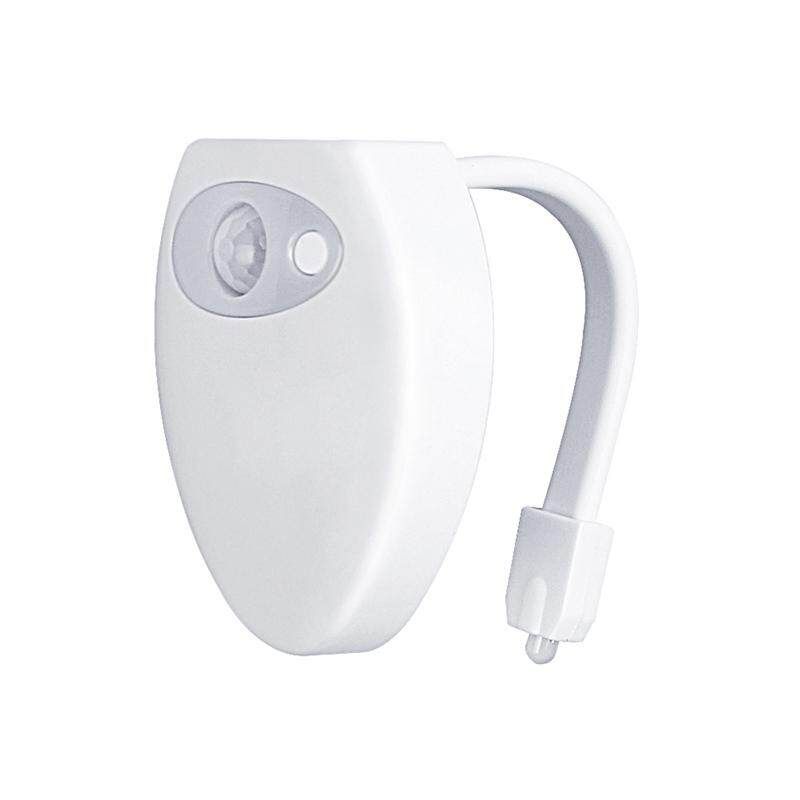 Toliet Bowl Light With Colors Changing PIR Motion Sensor Toilet Seat LED Nightlight USB Rechargeable
