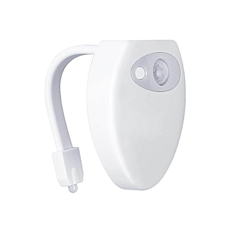 Toliet Bowl Light With Colors Changing PIR Motion Sensor Toilet Seat LED Nightlight USB Rechargeable