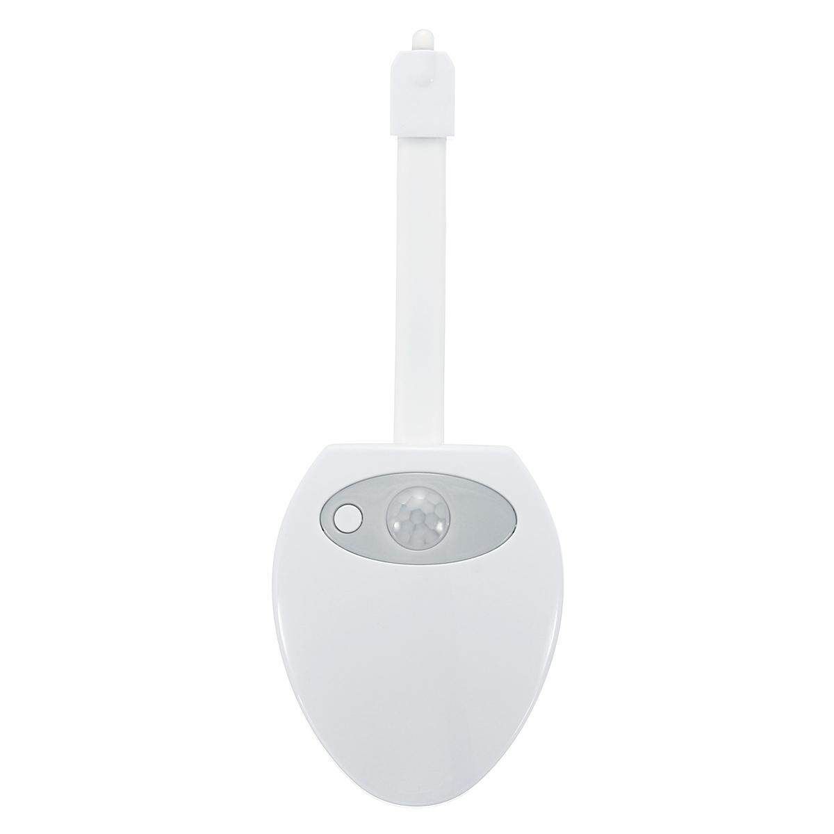 Toliet Bowl Light With Colors Changing PIR Motion Sensor Toilet Seat LED Nightlight USB Rechargeable
