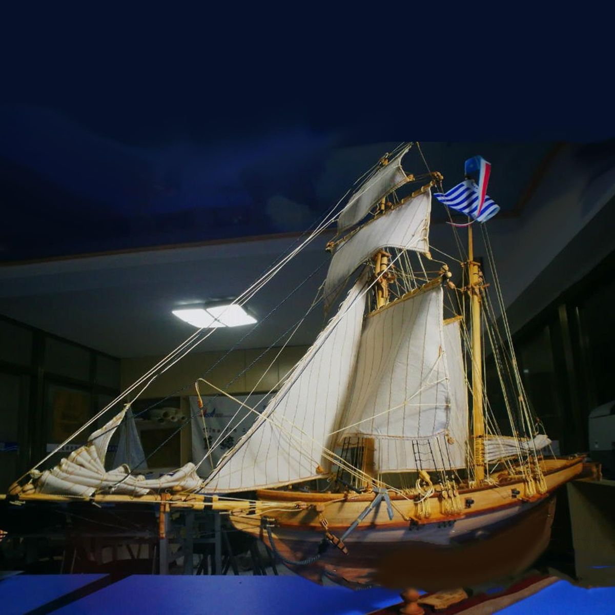 1:70 Scale 3D Puzzle Sailing Boat Model Vessel Ship