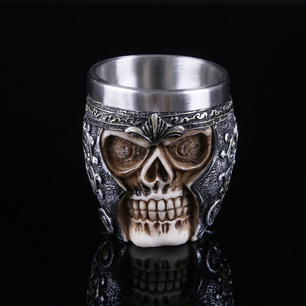 Gothic Wine Goblet Resin Steampunk Collectible Decorative Craft Gift