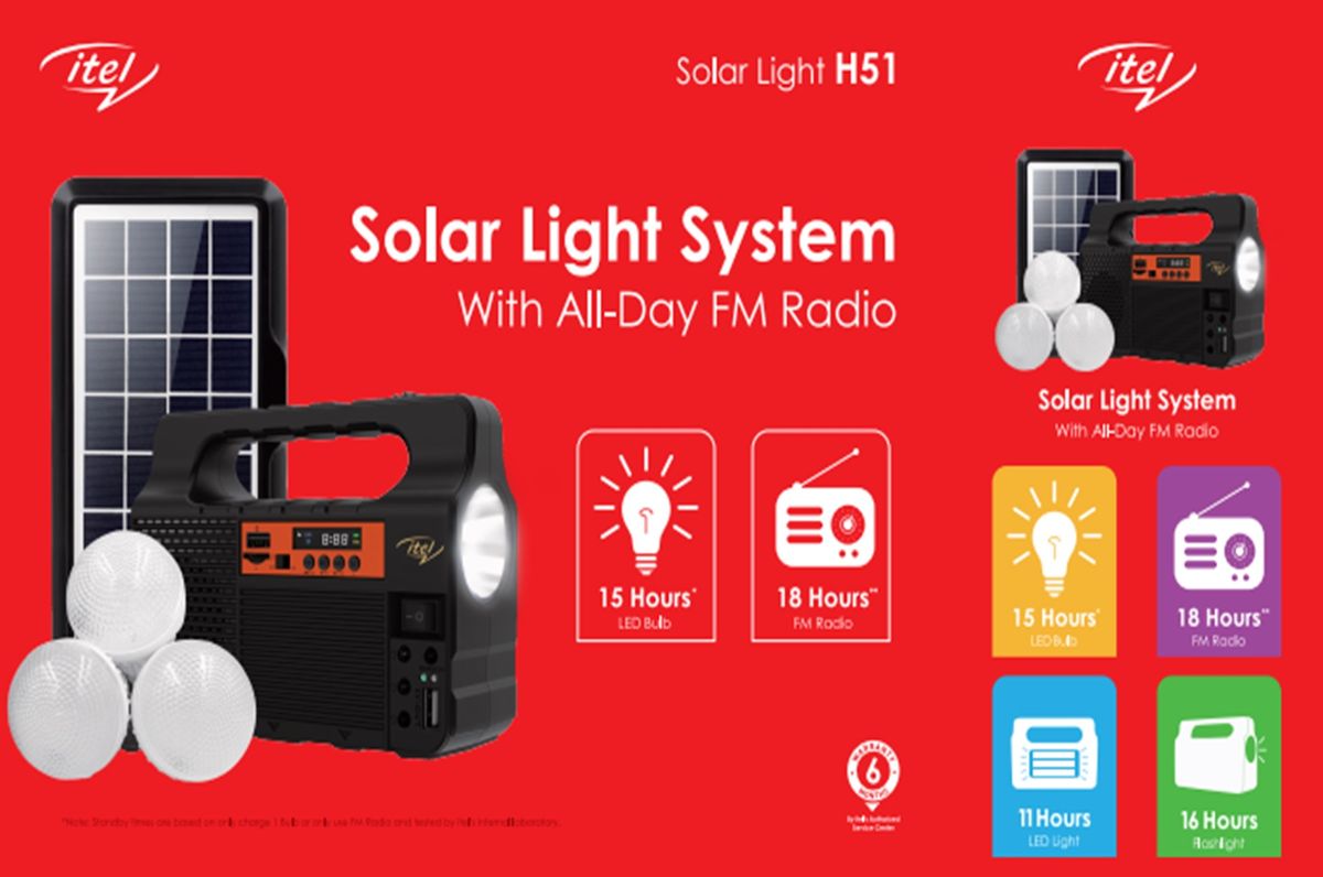 Solar Lighting System With All-Day FM Radio