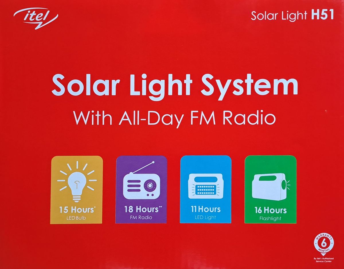Solar Lighting System With All-Day FM Radio