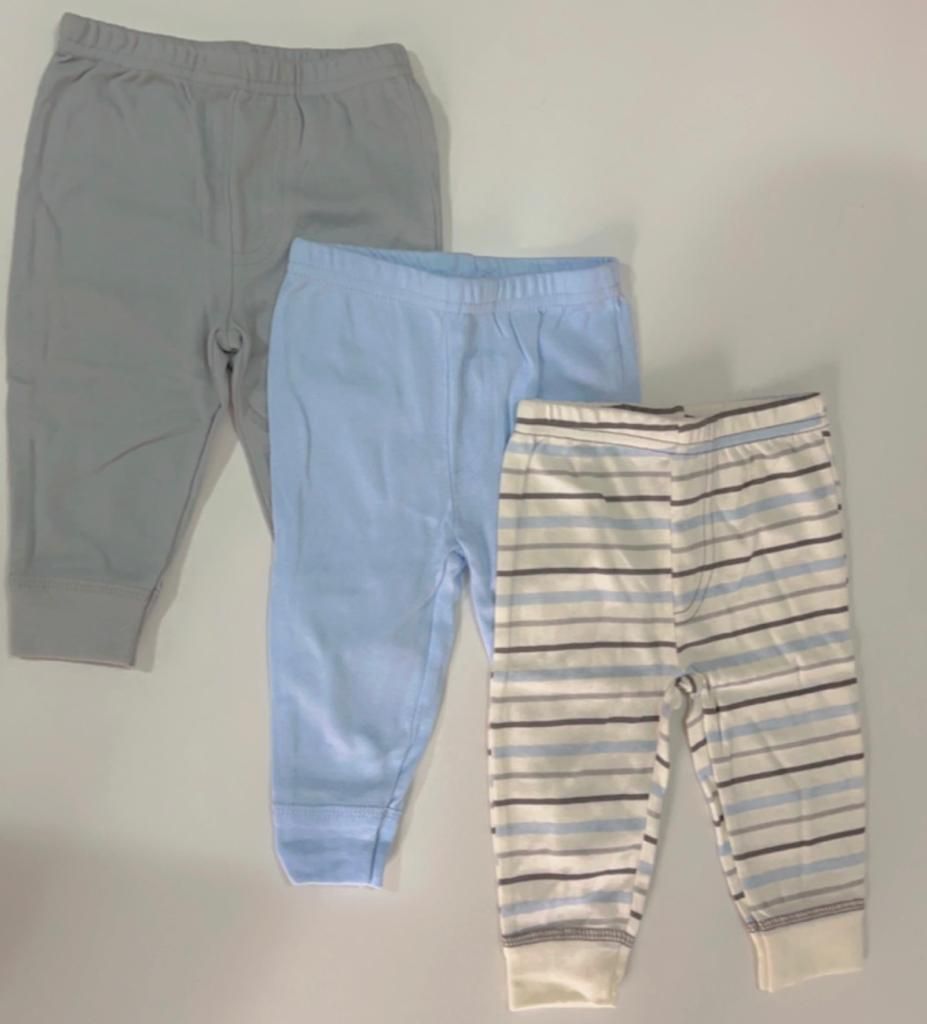 Grey And Blue 3 Pc Set