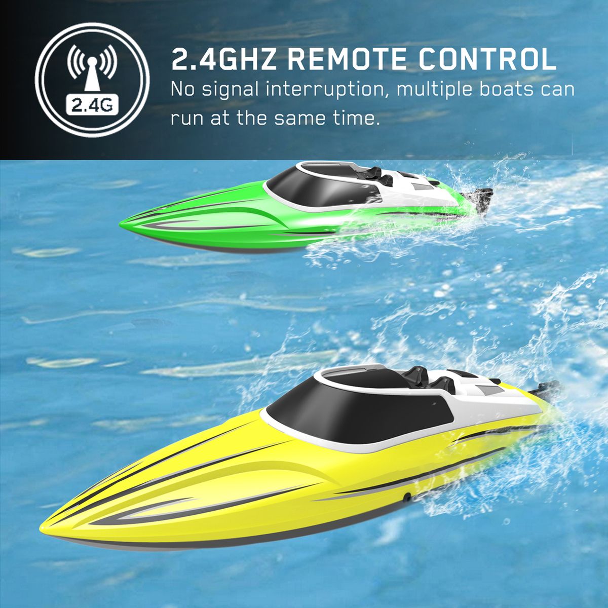 Remote Control Boat 30km/h High Speed 2.4GHz Remote Control