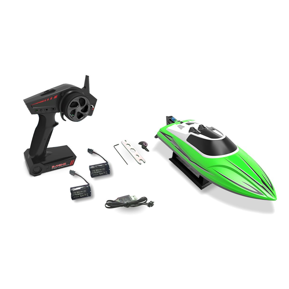 Remote Control Boat 30km/h High Speed 2.4GHz Remote Control