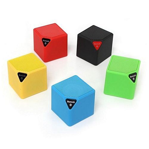 X3 Mini Wireless Bluetooth Speaker With LED Light TF Card Support Handsfree Call Radio FM Built-in Mic Speaker Subwoofer(Black) HT-S