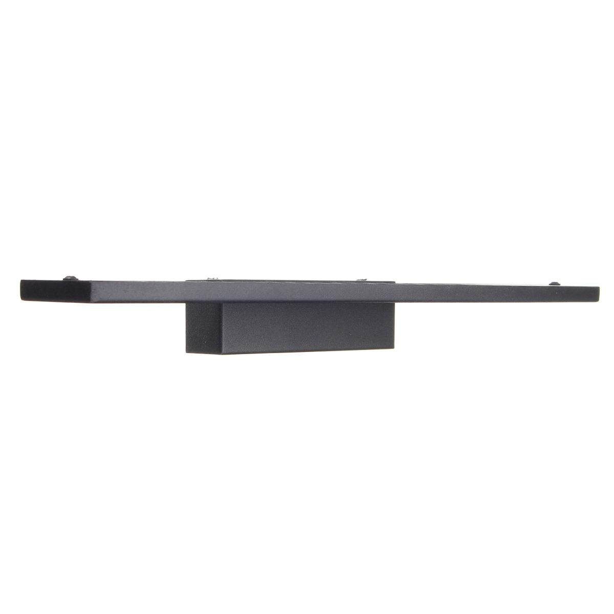 40cm 8W 5050 40smd Led Modern Bathroom Toilet Vanity Wall Makeup Light Mirror Front Lamp Waterproof Black Shell Positive White