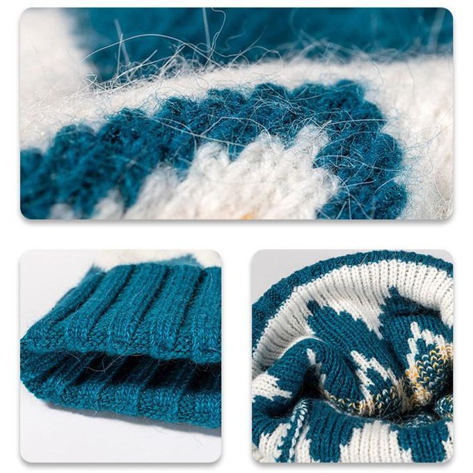 Cold Cap Thickened High Elasticity Nice-looking-Blue