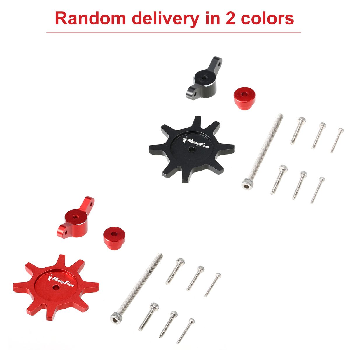 HOBBYFANS 1.9/2.2 Inch Beadlock Wheels Hub Tire Assembly