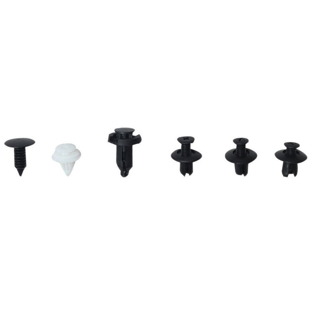 100 Pcs Car Retainer Clips Body Plastic Rivets Fasteners