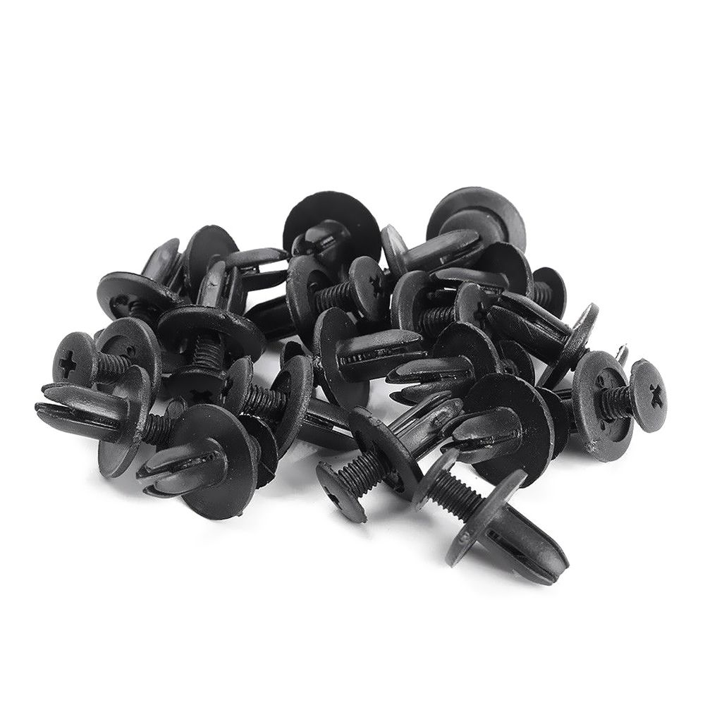 100 Pcs Car Retainer Clips Body Plastic Rivets Fasteners