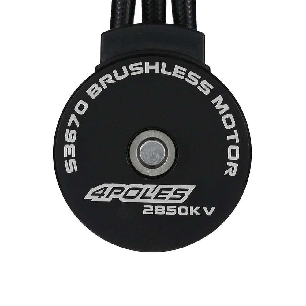 GoolRC S3670 2850KV 4 Poles Brushless Sensorless Motor for 1/8 1/10 RC Car Truck