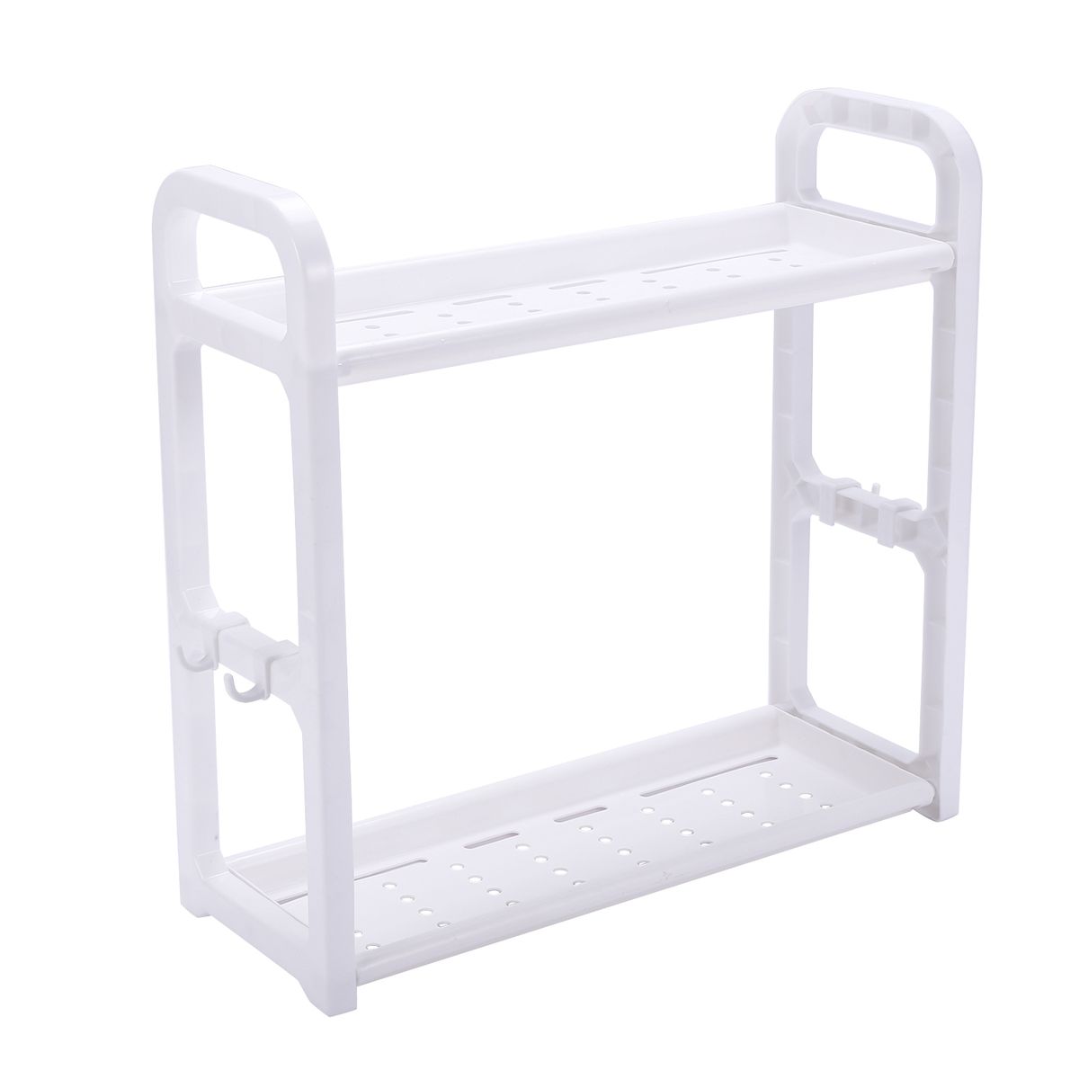 Double Kitchen Organizer Seasoning Storage Rack Hook