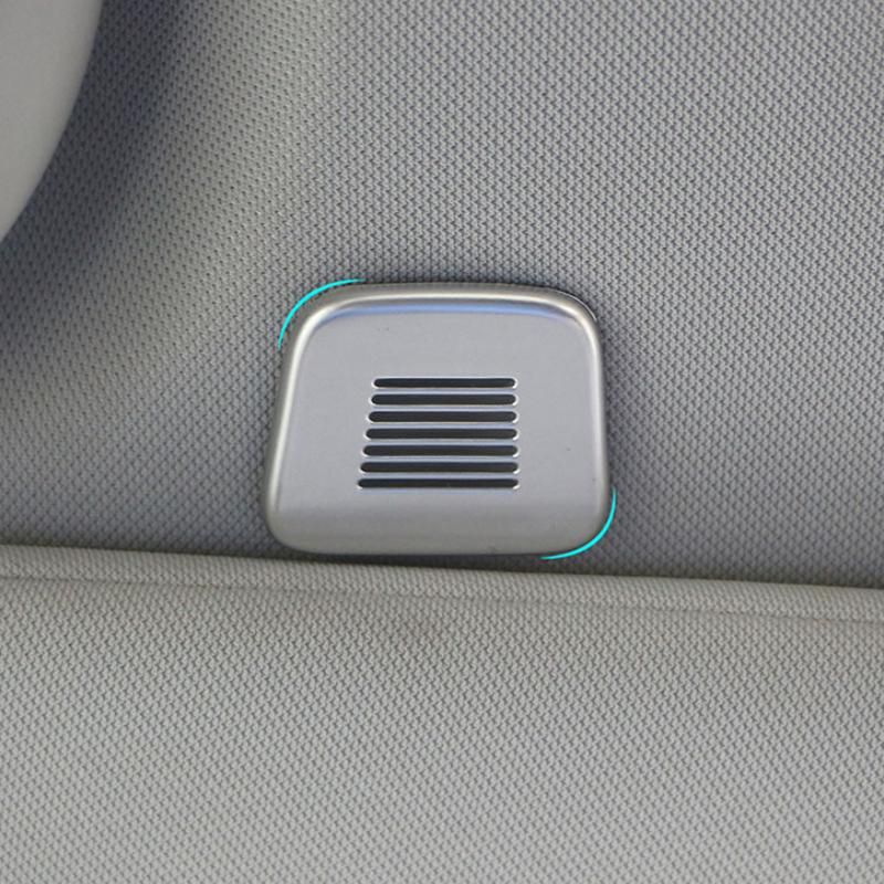 My good car 2PcsSet ABS chrome carbon fiber car roof mic frame trim decoration for Jeep Renegade 2014 - 2022  Accessories
