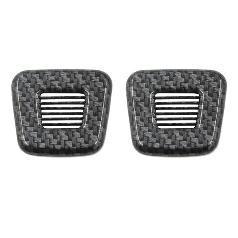 My good car 2PcsSet ABS chrome carbon fiber car roof mic frame trim decoration for Jeep Renegade 2014 - 2022  Accessories