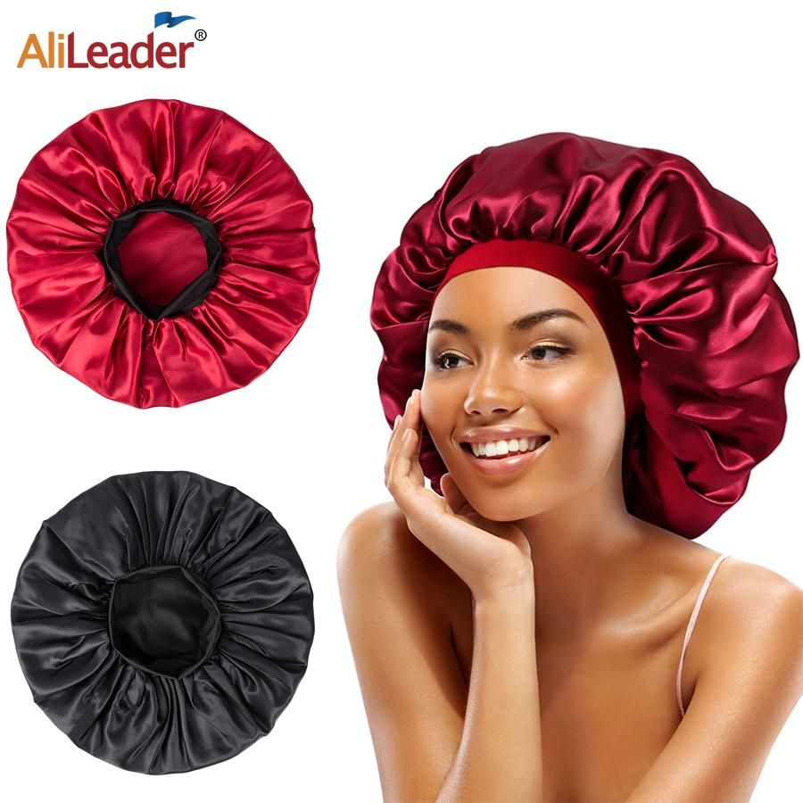 Satin Edge Laying Scarf Edge Wraps For Hair Wigs Satin Headband For Makeup, Facial,Sport,Yoga Women'S Satin Headband