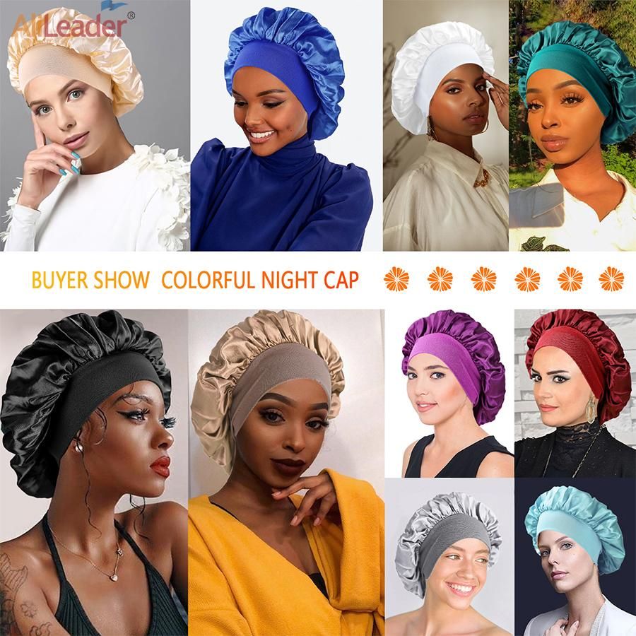 Satin Edge Laying Scarf Edge Wraps For Hair Wigs Satin Headband For Makeup, Facial,Sport,Yoga Women'S Satin Headband