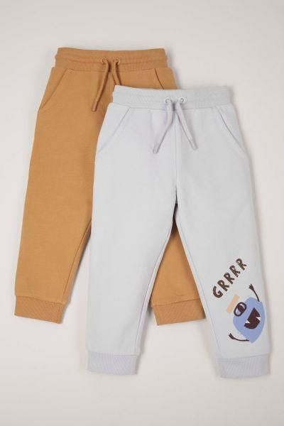 2 Pack Plain Colored  Boys Joggers