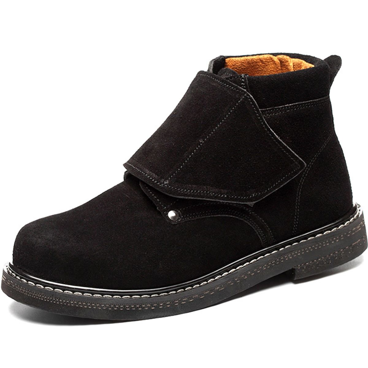 Safety Boots Steel Toe Work Shoes Suede Upper With Cover