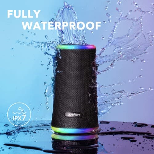 Soundcore Flare 2 Bluetooth Speaker, With Ipx7 Waterproof Protection And 360° Sound