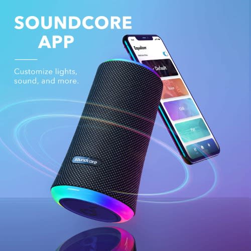 Soundcore Flare 2 Bluetooth Speaker, With Ipx7 Waterproof Protection And 360° Sound