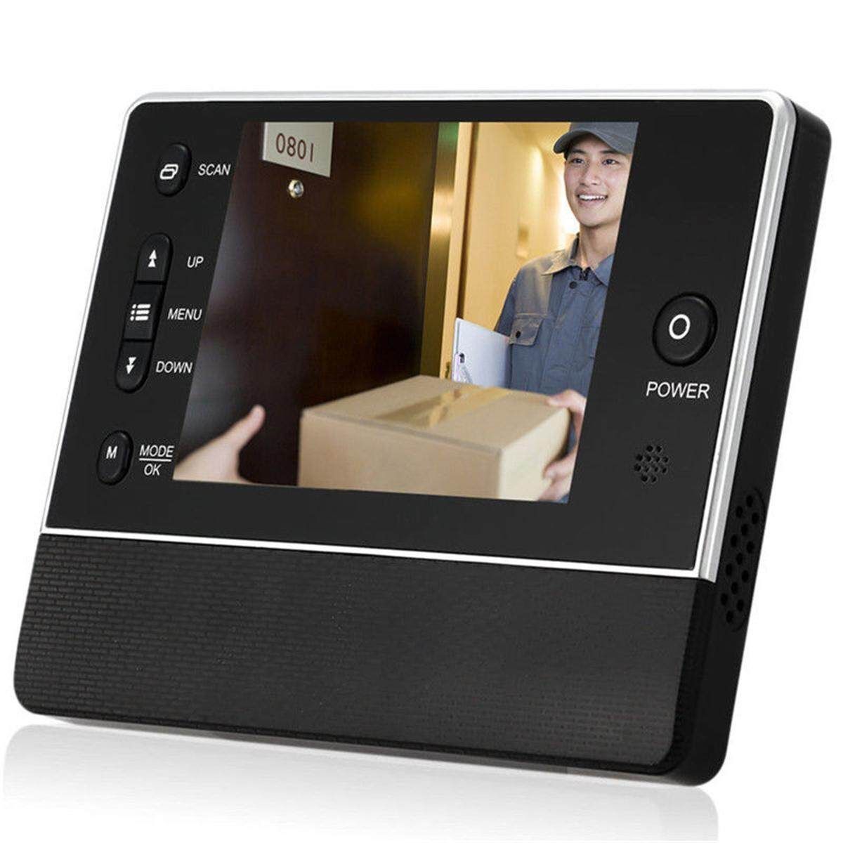 3.5" LCD Password Video Door Phone Visible Doorbell Camera Touch Key