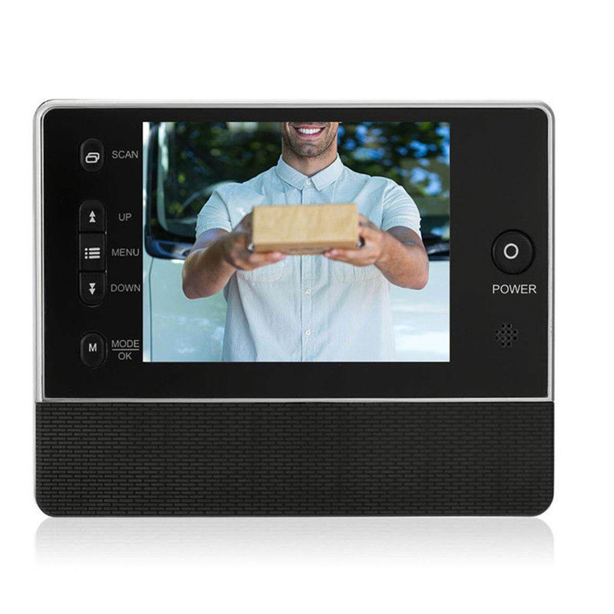3.5" LCD Password Video Door Phone Visible Doorbell Camera Touch Key