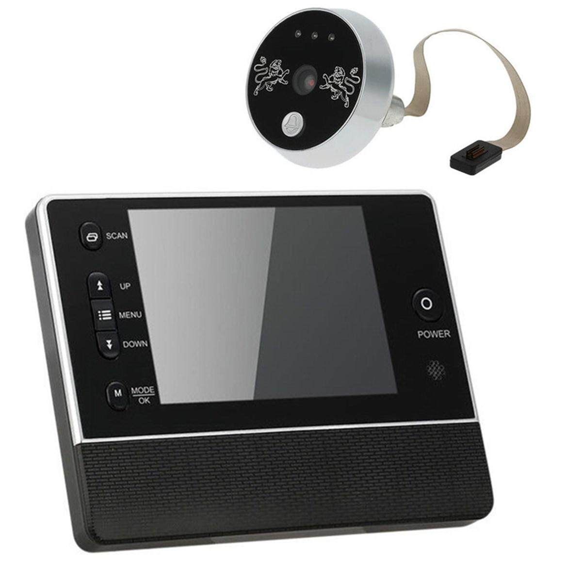 3.5" LCD Password Video Door Phone Visible Doorbell Camera Touch Key
