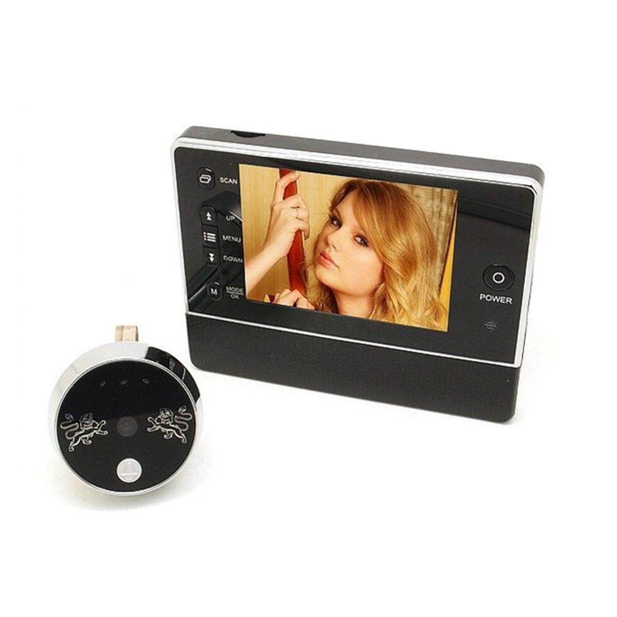 3.5" LCD Password Video Door Phone Visible Doorbell Camera Touch Key