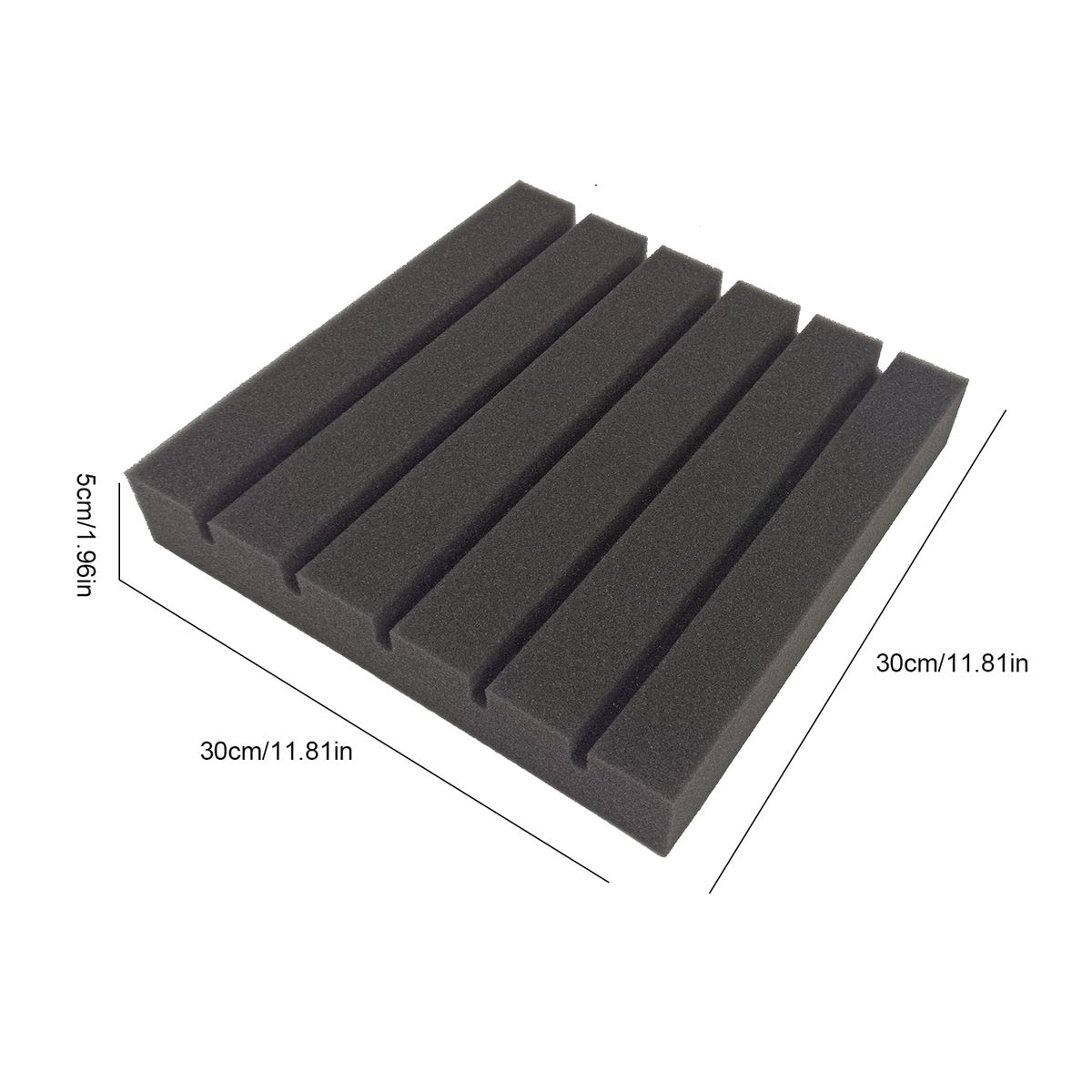 Groove Acoustic Panels Acoustic Treatment Foam Sound