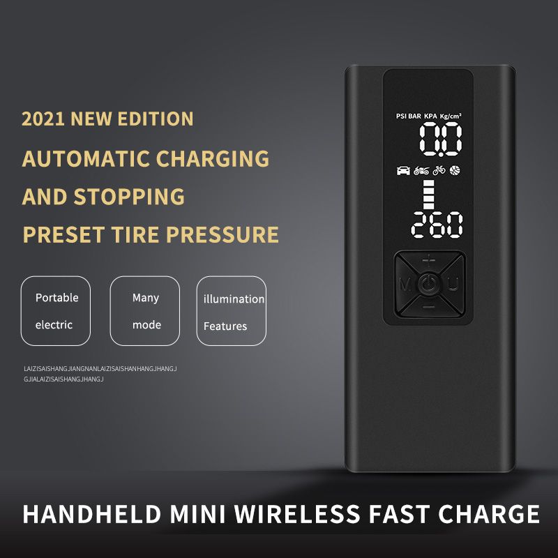 8000mAh Portable Car Air Compressor 12V 150PSI Electric Cordless Tire Inflator Pump For Motorcycle Bicycle Boat AUTO Tyre Balls