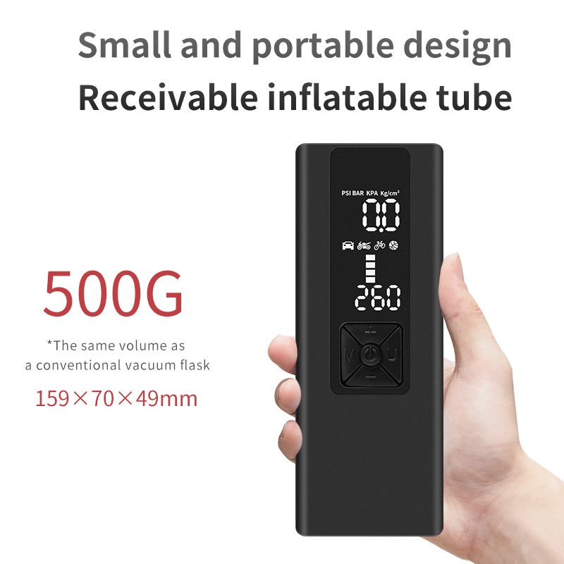 8000mAh Portable Car Air Compressor 12V 150PSI Electric Cordless Tire Inflator Pump For Motorcycle Bicycle Boat AUTO Tyre Balls