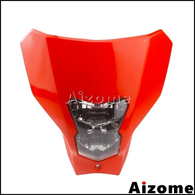 Motorcycle Dirt Bike Homologated Headlamp Mask For Honda