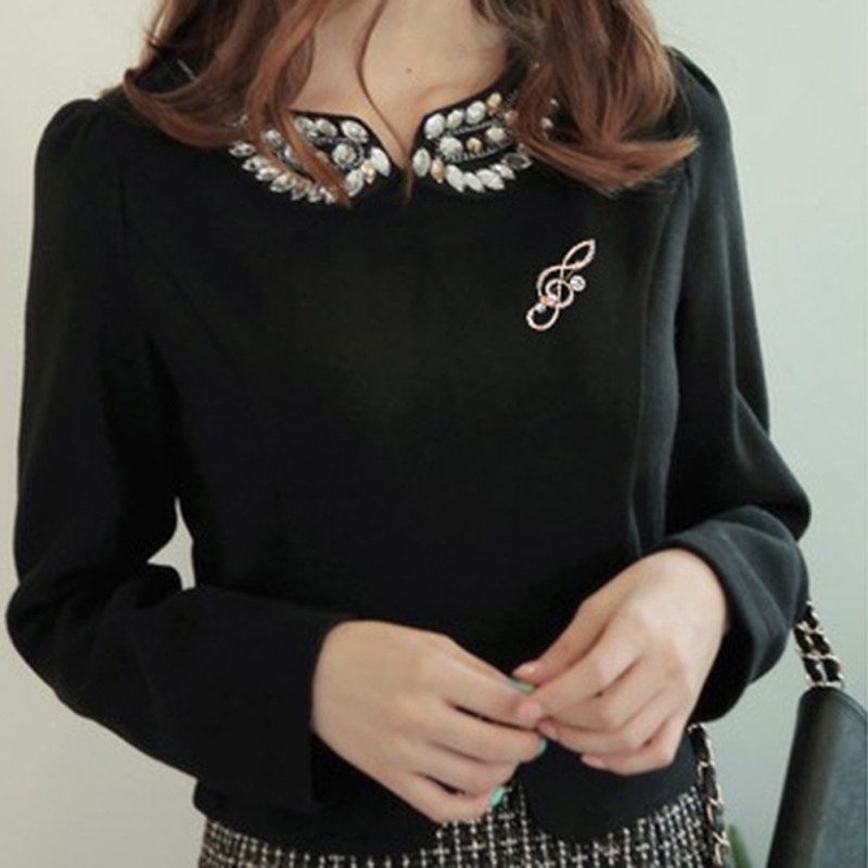 Women's Rhinestone Music Note Scarf Brooch Rose-Rose Gold