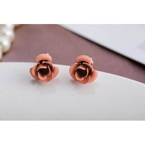 Ladies Elegant Flower Jewelry Set Stud Earrings 9 Pairs Fashion Diamond Pearls