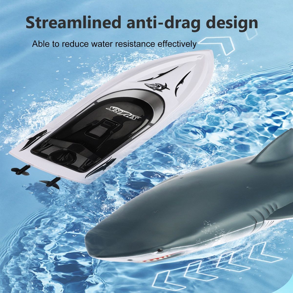 705 RC Boat Remote Control Boat 2.4GHz Waterproof Toy For
