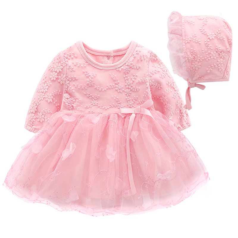 BABY GIRL CHRISTENING/NAMING CEREMONY GOWN - Pink