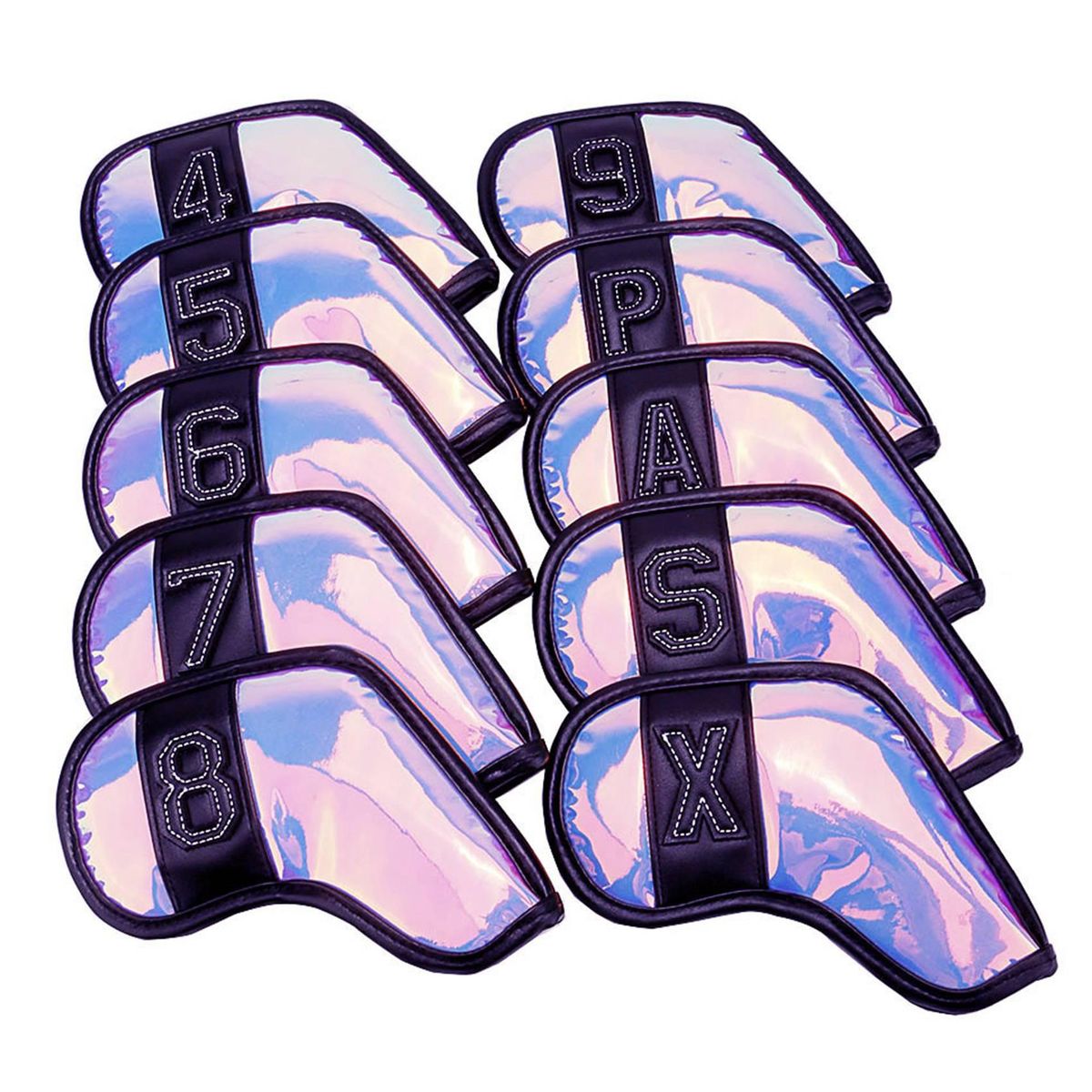 WOSOFE 10Pcs/Pack Golf Club Iron Cover Golf Iron Head