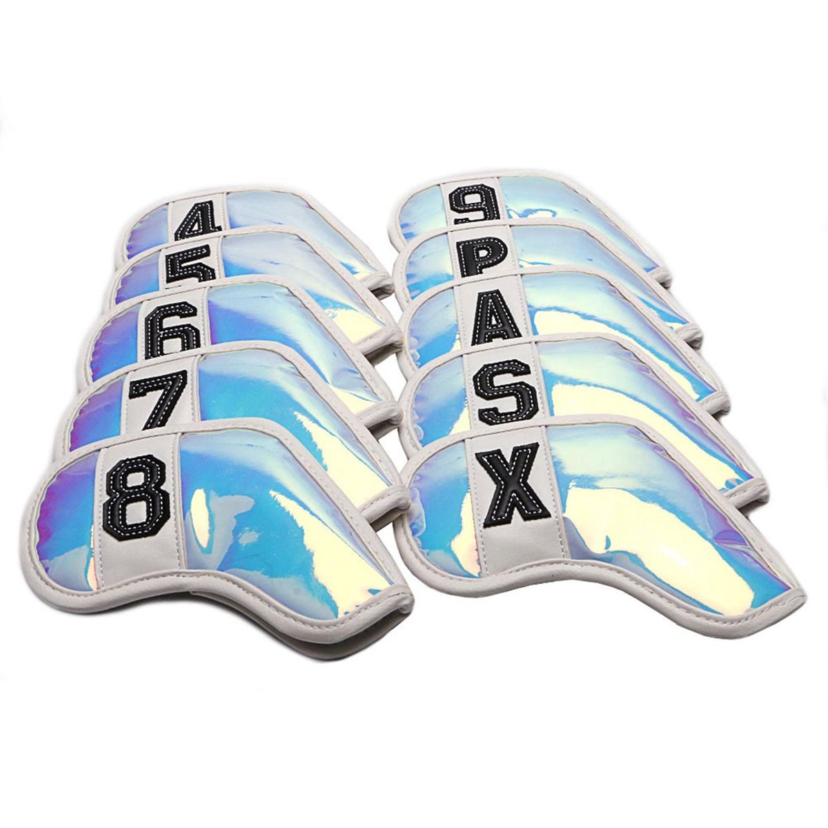 WOSOFE 10Pcs/Pack Golf Club Iron Cover Golf Iron Head