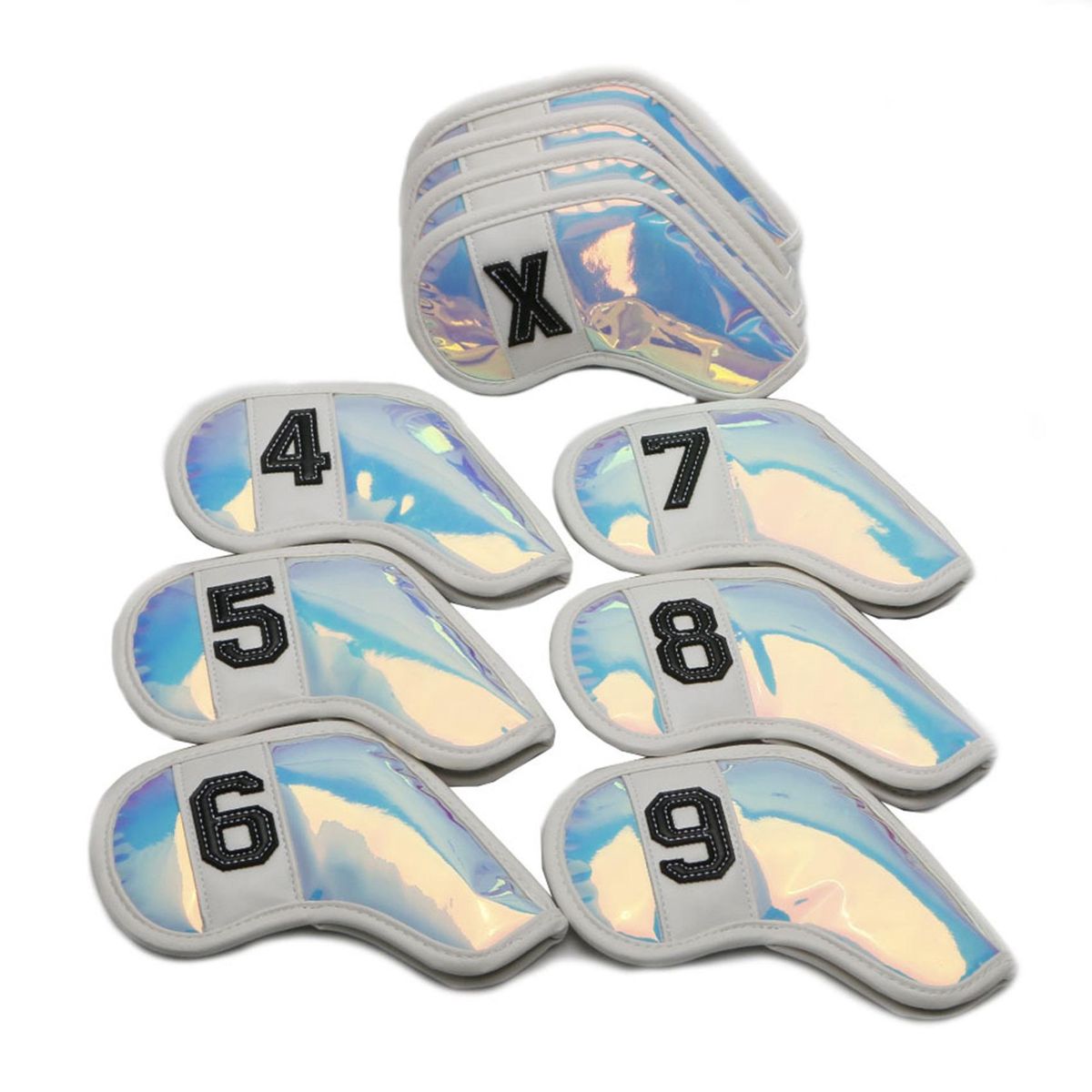 WOSOFE 10Pcs/Pack Golf Club Iron Cover Golf Iron Head