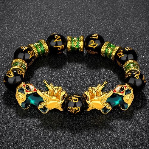 Feng Shui PIXIU Sutra Mantra Luck Charms Bracelet Bangle
