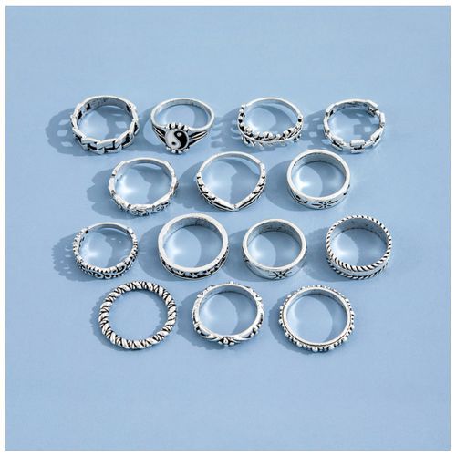 14 In 1 Knuckle Ring Set For Ladies